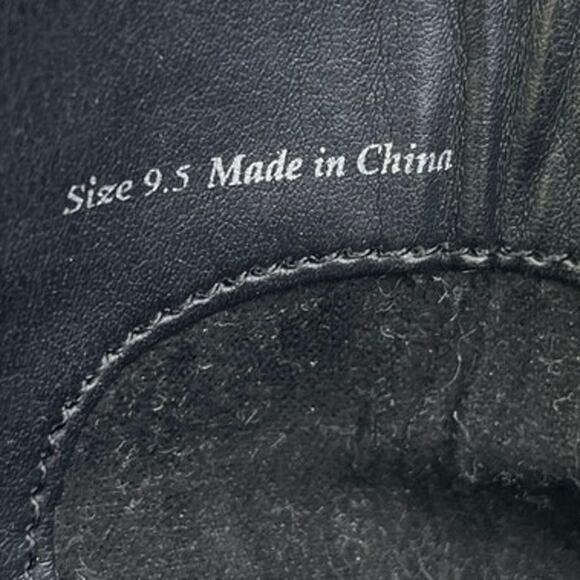 Dolce Vita Rubi Black Leather Snake Crocodile Platform Combat Lace Up Boots 9.5 - Picture 7 of 8